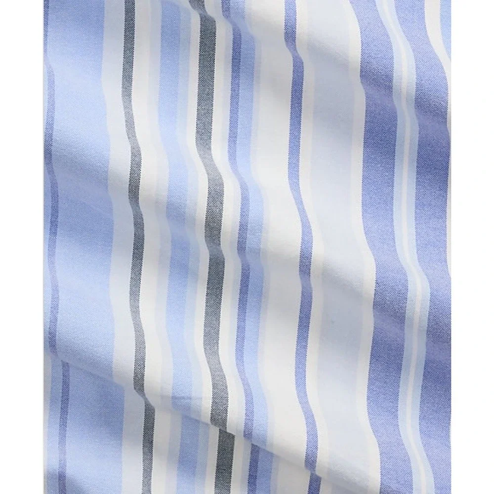 Polo Ralph Lauren Classic Fit Blue Striped Oxford Shirt Men's Size 4XLT NWT